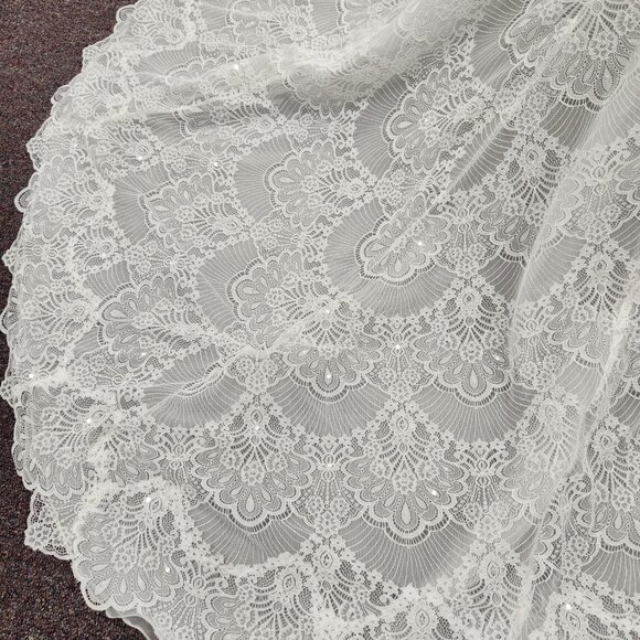 Bly Size 14 Ivory Private Label Lace Bridal Gown/Wedding Dress - Picture 9 of 10